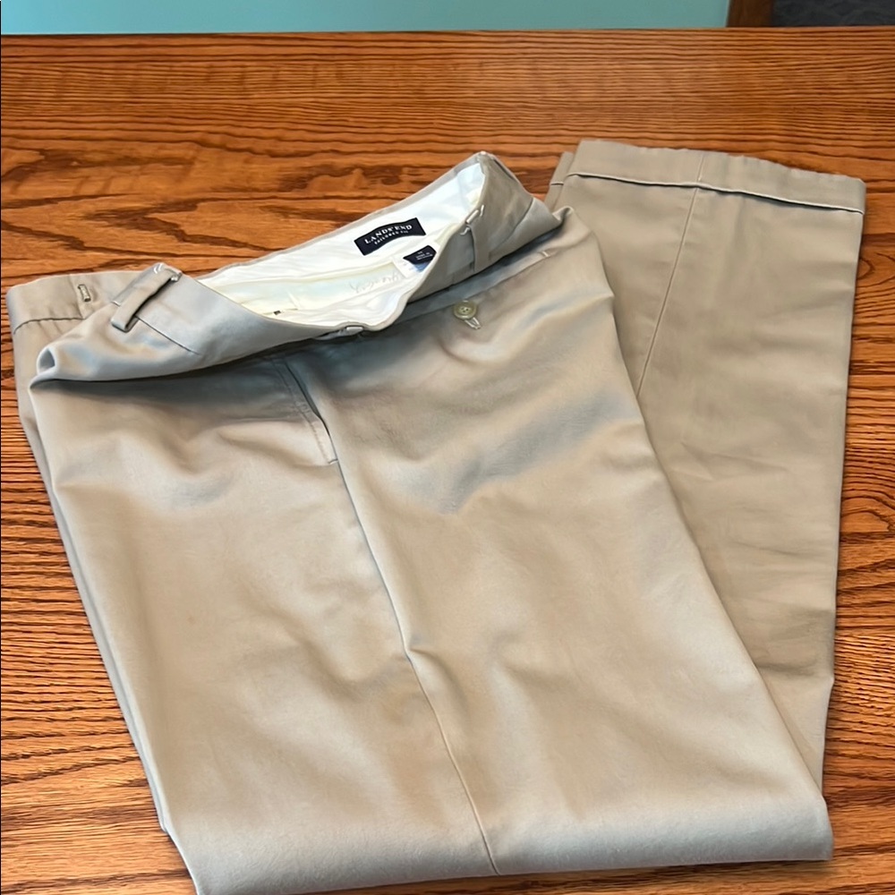 Lands’ EndTan Chinos Classic Business-Casual